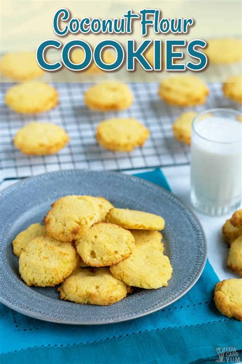 Easy Gluten-Free Coconut Flour Cookies - Low Carb Yum
