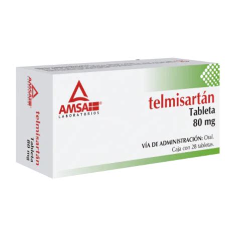 TELMISARTAN 80 MG C/28 TAB «AMSA» – Botica Central