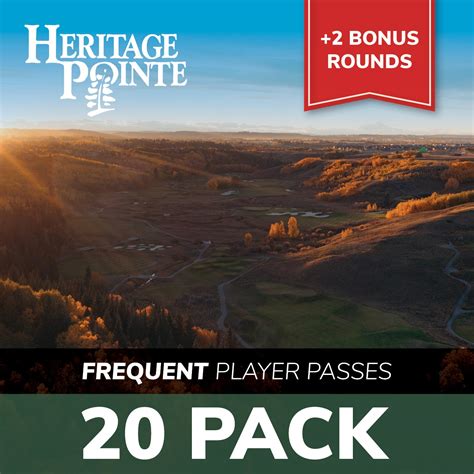 Frequent Player Passes - Heritage Pointe Golf Club