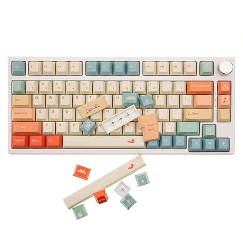 GK GAMAKAY 145 Keys Keycaps, XDA Cherry MDA Profile PBT Dye-Sub Keycap ...
