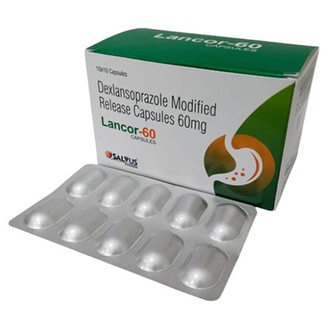 Lancor 60 - Dexlansoprazole Modified Release Capsules 60mg - Salvus Pharma