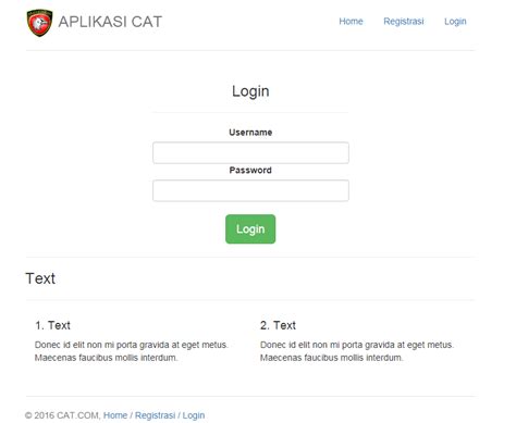 Cat Web Account System 的图像结果