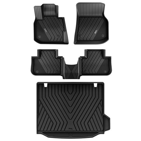 3W 2018-2024 BMW X3 & 2019-2024 X4 Floor Mats and Cargo Liner, All ...