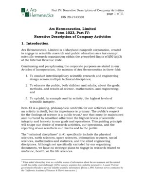 Fillable Online Ars Hermeneutica, Limited - Narrative Activities ...