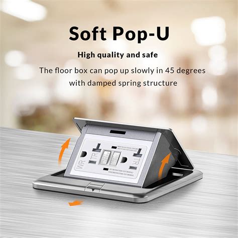 Buy Pop Up Floor Outlet,Pop Up Floor Electrical Outlet with 20 Amp GFCI ...
