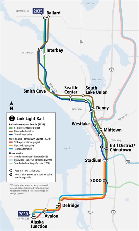 Tacoma Light Rail Stations | Shelly Lighting