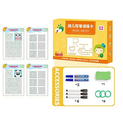 Buy Magical Tracing Workbook Set, Reusable Preschool Handwriting ...