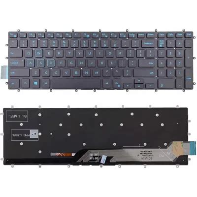 Backlight Keyboard with Dell Inspiron G3 15-3580 15-3581 15-3582 15 ...
