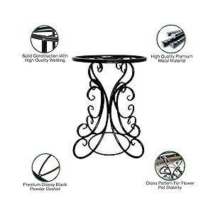 Dime Store Plant Stand Flower Pot Stand For Balcony Living Room Outdoor ...