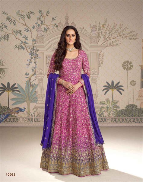 Sayuri Saboori 10021 To 10023 Partywear Indo Western Gown Catalog Dealers