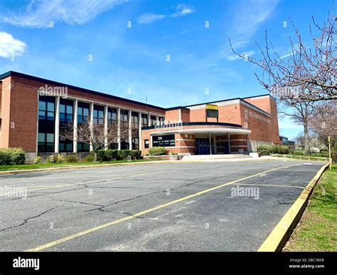 WEST HEMPSTEAD, NEW YORK - APRIL 1, 2020: West Hempstead High School in ...