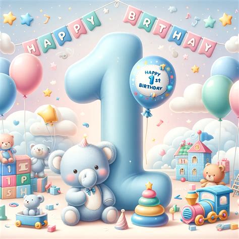 birthday wishes for baby boy 1st birthday | Happy 1st birthday wishes ...