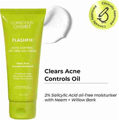 Conscious Chemist 2% Salicylic Acid Cream | Oily, Acne-Prone Skin | Non ...