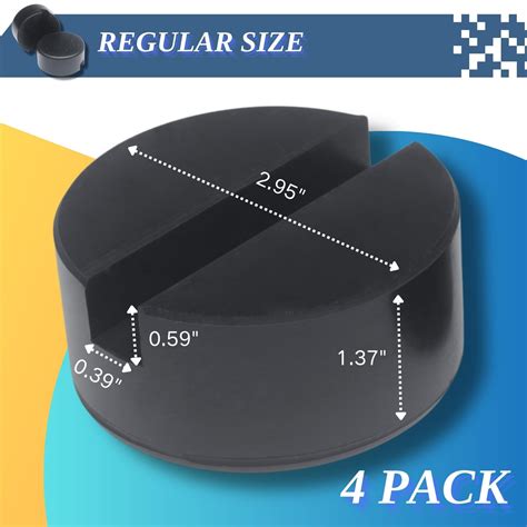 Car Jack 2024 Upgrade]4 Pcs Universal Floor Jack Pad, 2 Types Jack ...