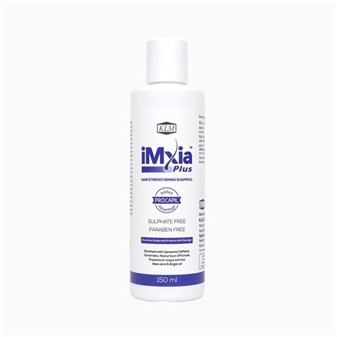 KLM iMxia Plus Hair Strengthening Shampoo, 150ml |Enriched with Procap ...