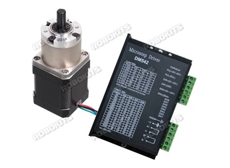 Nema17 Planetary Geared Stepper Motor 60kgcm with DM542-DIGITAL ...