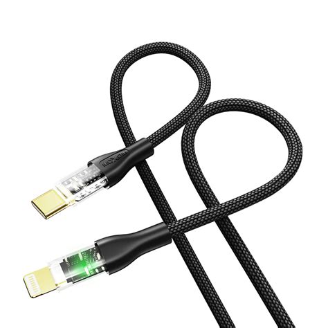 USB data kabal Moxom MX-CB147 PD 30W auto power-off LED lightning 1m ...