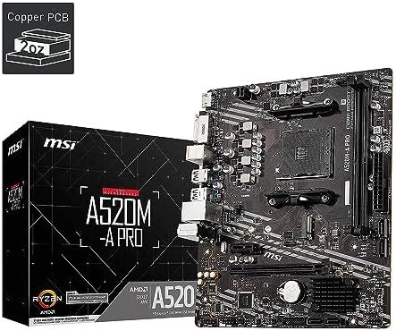 Amazon.in: Buy MSI A520M-A PRO Gaming Online at Low Prices in India ...