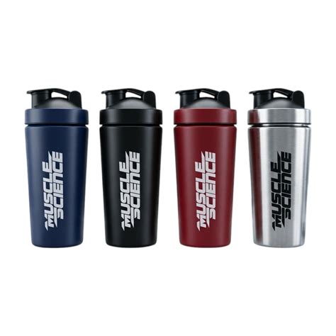 Buy Muscle Science Steel Shaker 750 ml Online | NutriStar