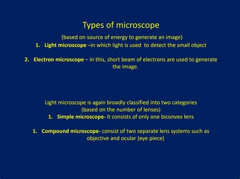 Image result for Microscope and Its Classification