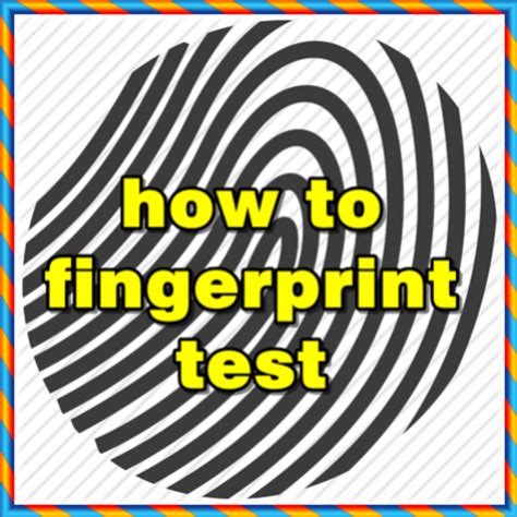 how to fingerprint test - App on Amazon Appstore