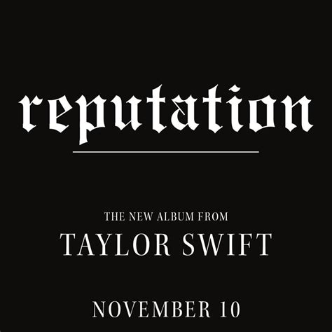 Reputation Album by Taylor Swift | Taylor Swift Songs
