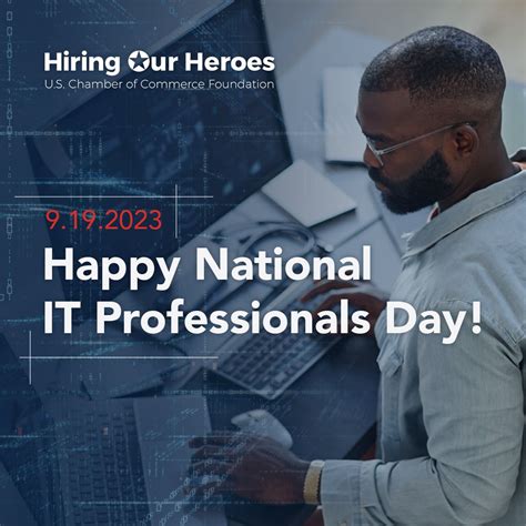Hiring Our Heroes on LinkedIn: Happy National IT Professionals Day! 🎉 ...