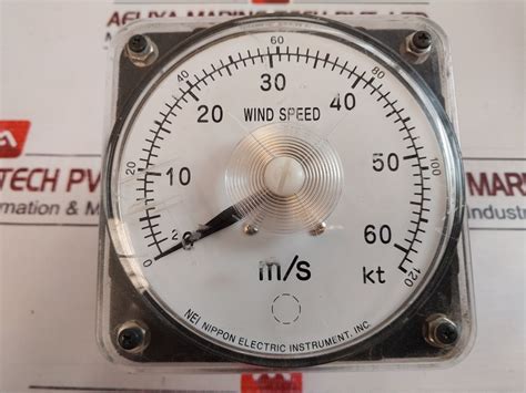Nippon Electric Np-660A Fan Anemometer And Wind Vane Speed Indicator ...