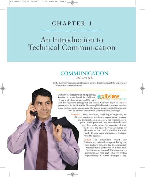 Technical Comminication III - In the Gulfview scenario, employees in ...