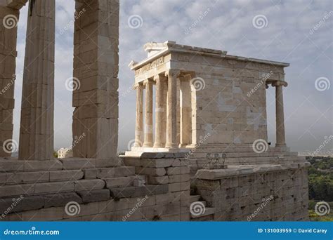 Temple of Athena Nike, Acropolis, Athens Stock Image - Image of athens ...