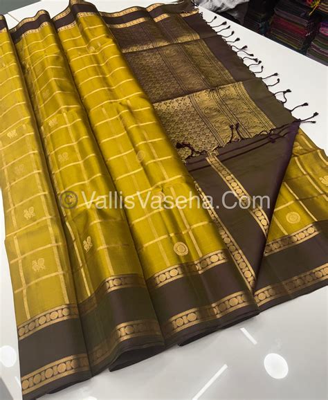 Pure Soft Silk Saree - Retta Petta Border- Mayil & Chakkaram - VVPSS05 ...
