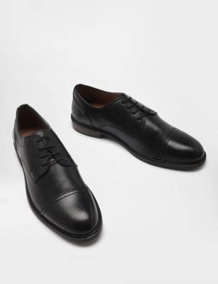 Pure Leather Plain Lace-up Formal Shoes