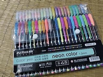 KABEER ART 48 Pc Color gel pens,Glitter, Metallic, Neon pens Set Good ...