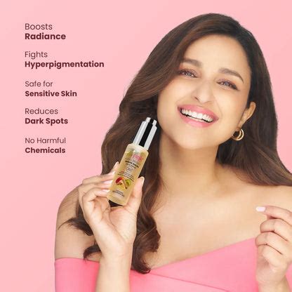 Ideal Bright Face Serum with White Haldi & Sea Lettuce flakes for Brig ...