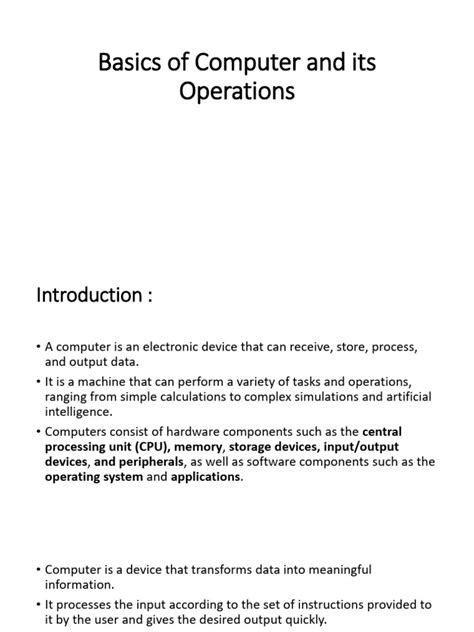 Basic Application of Computer 的图像结果