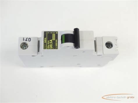 AEG Elfa E81 miniature circuit breaker U0.5A ~ 240/415 1 pole in ...