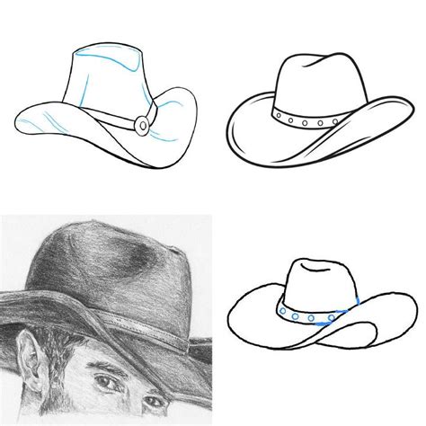 25 Easy Cowboy Drawing Ideas - How to Draw a Cowboy