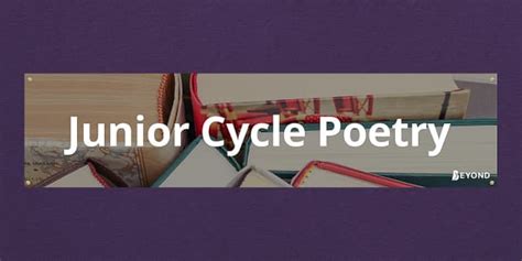 Junior Cycle Poetry (Display Banner) (teacher made) - Twinkl
