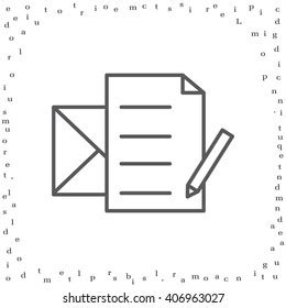 Image result for Write Message Icon in Facebook