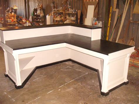 L shaped cash wrap counter or desk by jamesrobinson on Etsy Cash Wrap ...