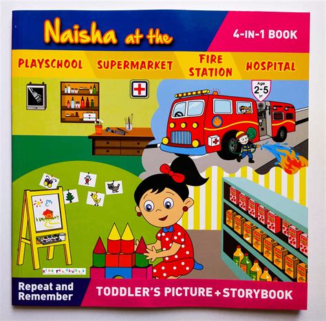 Buy Naisha 4 in 1 - Naisha at the Playschool, Supermarket, Fire Station ...