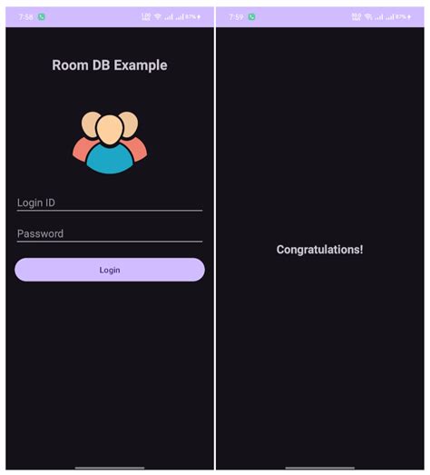 Room Database Android 的图像结果