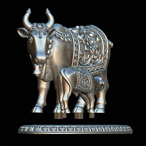 Cow 3D Model STL file