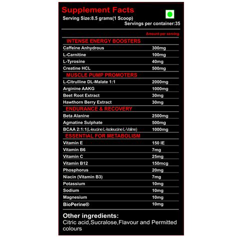 BLACKBEAST HUNTED UP PREWORKOUT – BLACKBEAST NUTRITION