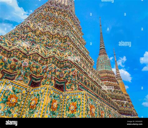 Wat Phra Chetuphon (Wat Pho) temple in Bangkok, Thailand. Thai religion ...