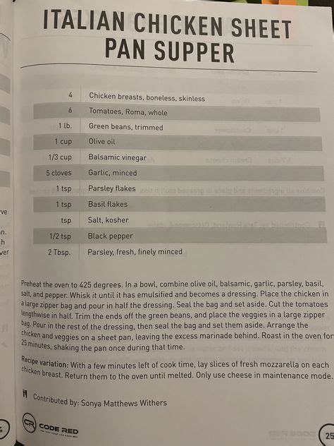 Code Red Meals 的图像结果