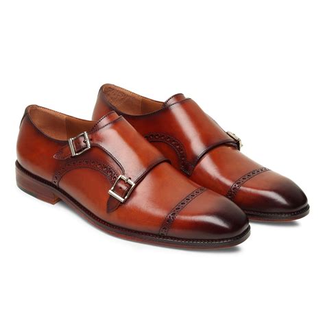Style Double Monk Strap Handmade Shoes – Alonzo Shoes