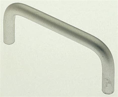 RS PRO | RS PRO Anodised Silver Aluminium Handle 34 mm Height, 8 mm ...