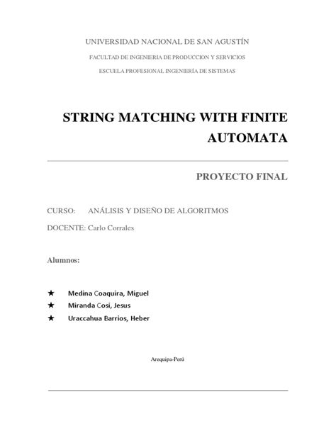 Image result for String Matching with Finite Automata