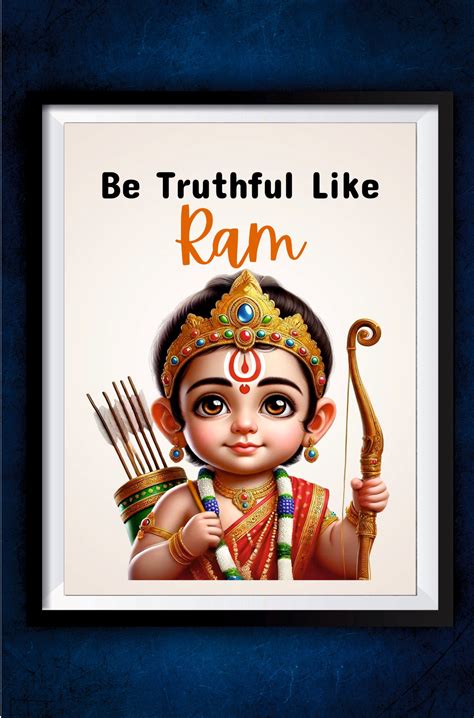 Truthful Ram ji Poster || Devotional – GeekyGallery